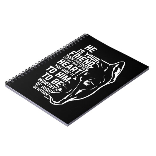 Pitbull Dog Inspirerend Pitbull Dog Devotion 485 Notitieboek (Linkerzijde)