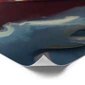 Pitbull Dog Kerstfeest Poster (Hoek)