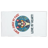 Pitbull dog Kussensloop (Voorkant-Links)