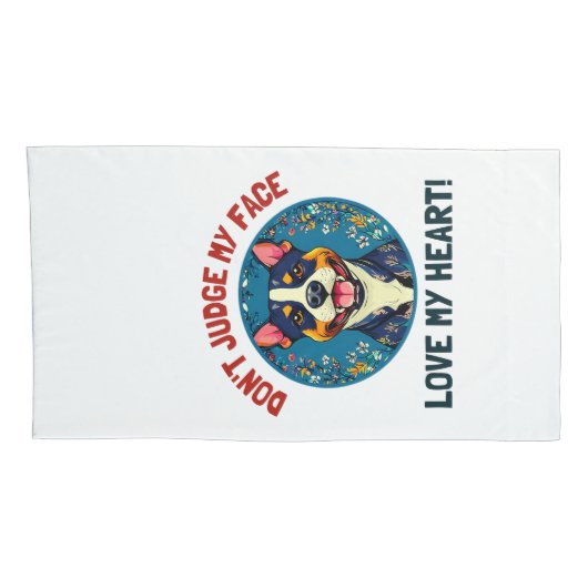 Pitbull dog Kussensloop (Achterkant-Rechts)