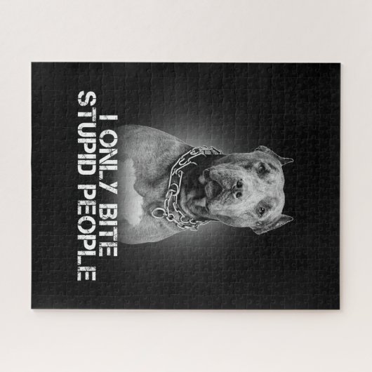 Pitbull Dog Legpuzzel (Horizontaal)