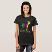 Pitbull Dog Lover Mardi Gras Carnival Jester T-shirt (Voorkant volledig)