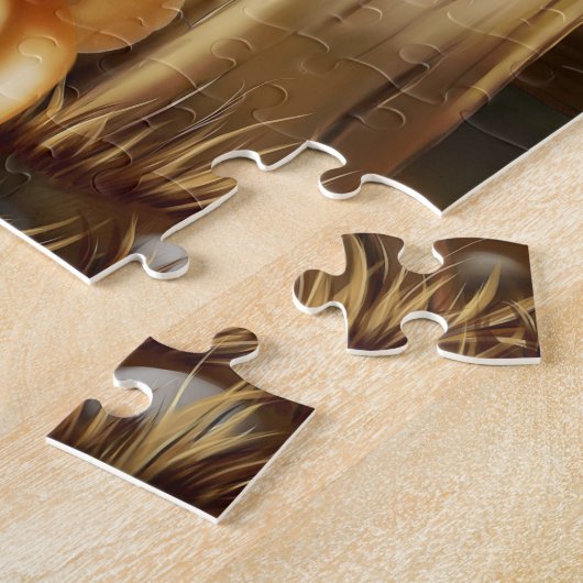 Pitbull Dog met Witch Pet Legpuzzel (Zijkant)