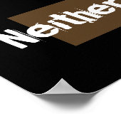 Pitbull Dog op een ketting Poster (Hoek)