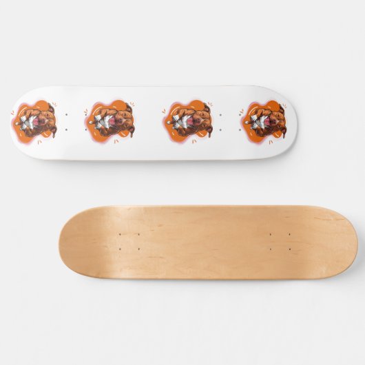 Pitbull Dog Persoonlijk Skateboard (Horizontaal)