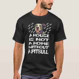 Pitbull Dog Pit Bull Terrier Rescue mama papa T-shirt
