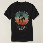 Pitbull Dog -  Pitbull Pap T-Shirt (Design voorkant)