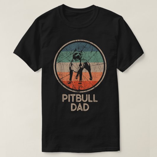 Pitbull Dog - Pitbull Pap T-Shirt (Design voorkant)