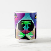 Pitbull Dog Pop Art Koffiemok (Center)