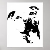 Pitbull Dog Poster (Voorkant)