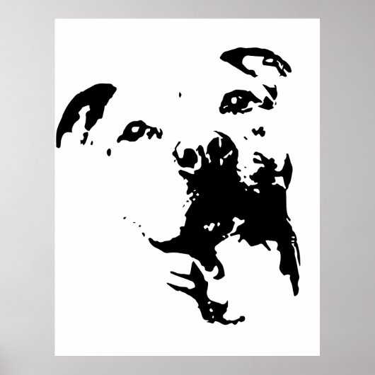 Pitbull Dog Poster (Voorkant)