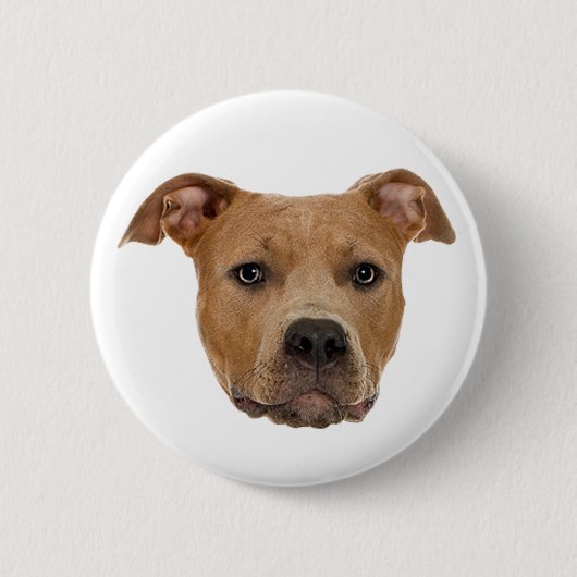 Pitbull Dog Ronde Button 5,7 Cm (Voorkant)