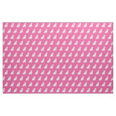Pitbull Dog Silhouette Pit Bull Roze Stof (Fat Quarter)