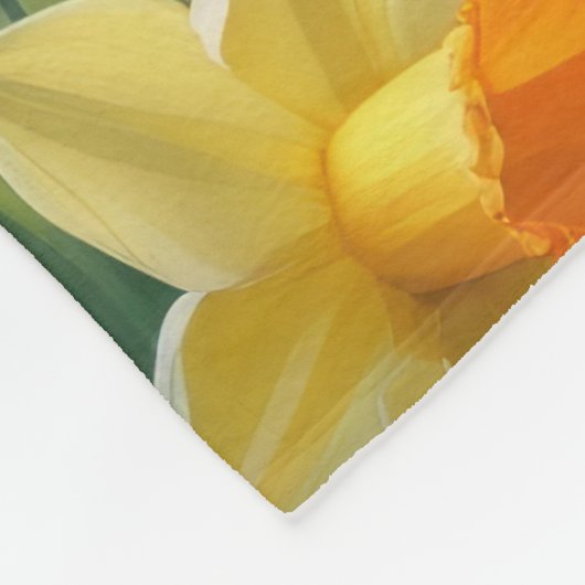 Pitbull Dog Spring Bloemen Schilderen Fleece Deken (Hoek)