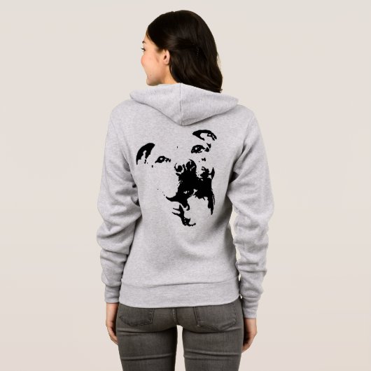 Pitbull Dog Sweatshirt (Achterkant volledig)