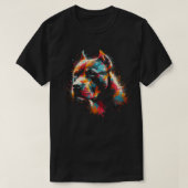 Pitbull Dog T-shirt (Design voorkant)