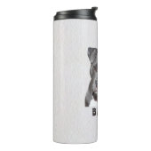 Pitbull Dog Thermosbeker (Gedraaid links)