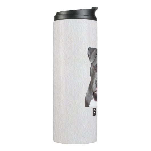 Pitbull Dog Thermosbeker (Gedraaid links)