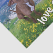 Pitbull Dog Tissuepapier (Detail)