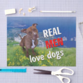 Pitbull Dog Tissuepapier (Craft)