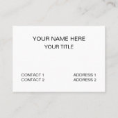 Pitbull Dog Trainer Visitekaartje (Achterkant)