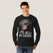 Pitbull Dog van al mijn geesten T-shirt (Voorkant volledig)
