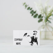 Pitbull Dog Visitekaartje (Staand voorkant)