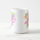 Pitbull Dog Waterverf Art Koffiemok (Center)