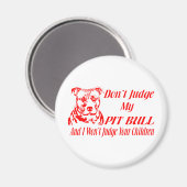PITBULL DON JUDGE MAGNEET (Voorkant / Achterkant)