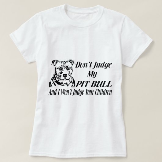PITBULL DON JUDGE T-SHIRT (Design voorkant)