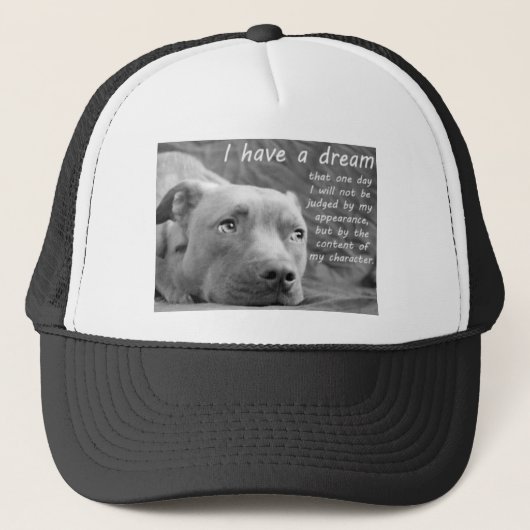Pitbull-droom Trucker Pet (Voorkant)