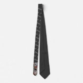 Pitbull Ear to Ear Smile Necktie Stropdas (Achterkant)