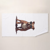Pitbull eigenaar geschenken badhanddoek (Badhanddoek)