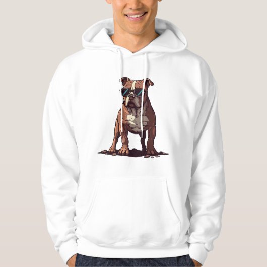 Pitbull eigenaar geschenken hoodie (Voorkant)