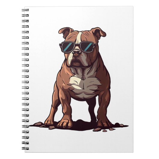Pitbull eigenaar geschenken notitieboek (Voorkant)
