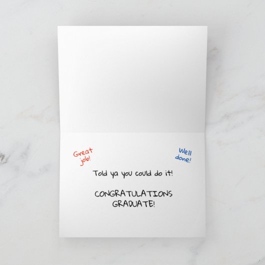 Pitbull en Rottweiler Afstuderen Told Ya Kaart (Binnen)