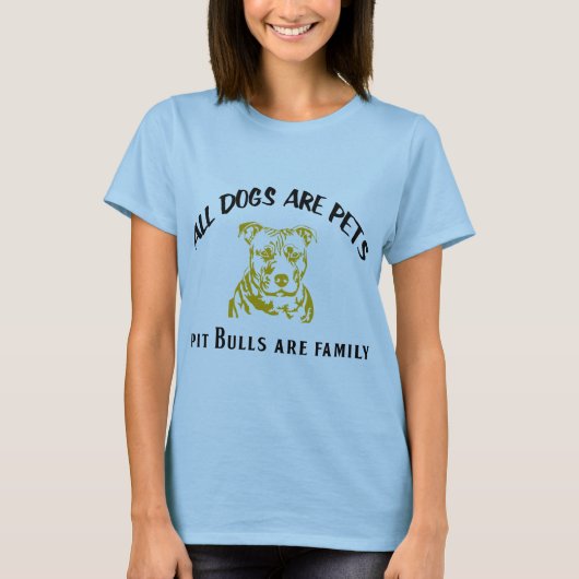 PITBULL FAMILIE T-SHIRT (Voorkant)
