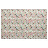 Pitbull Florals Fabric - Ontwerp van hondenflorale Stof (Fat Quarter)