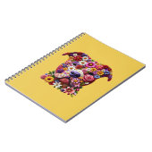 Pitbull Flower Face Hondenliefhebber Journal Notitieboek (Linkerzijde)