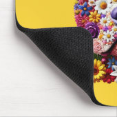 Pitbull Flower Face Hondenliefhebber Muismat (Hoek)