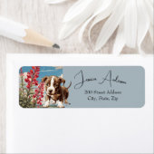 Pitbull & Flowers Retouradreslabel Etiket (Insitu)