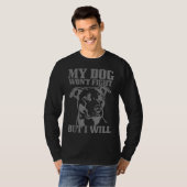 Pitbull Funny Dog Pitbull Mam Pitbull T-shirt (Voorkant volledig)
