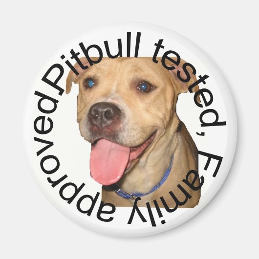 Pitbull geteste magneet (Voorkant)