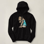 Pitbull Grammy Pit Bull Terrier Dog Pibble Mother' Hoodie (Design voorkant)