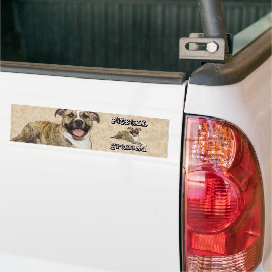 PitBull Grandma - Tigger Bumpersticker (Op Truck)