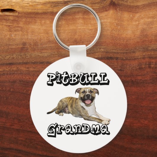 PitBull Grandma - Tigger Sleutelhanger (Voorkant)