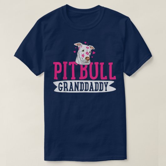 Pitbull Grandpapa Pit Bull Terrier Dog Pibble Fat T-shirt (Design voorkant)