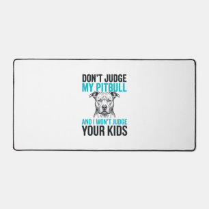 Pitbull Grappige Quote Vintage Gravure Hond Ontwer Bureaumat