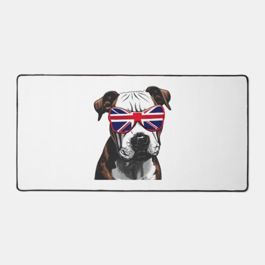 Pitbull Groot-Brittannië Bureaumat (Voorkant)