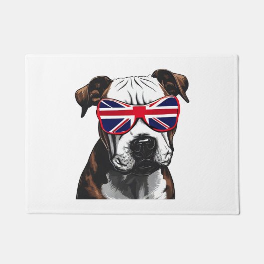Pitbull Groot-Brittannië Deurmat (Voorkant)